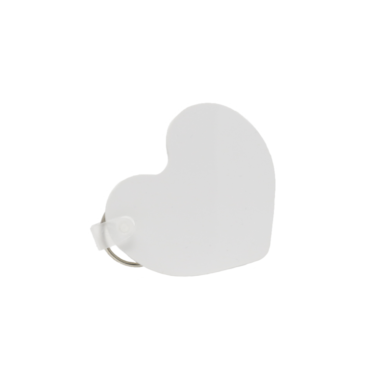 PORTACHIAVI PLASTICA CUORE FRONTE/RETRO