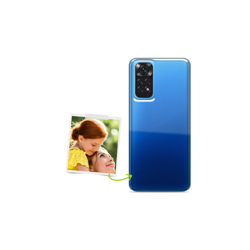 Cover Redmi Note 11 in silicone rigido con alluminio
