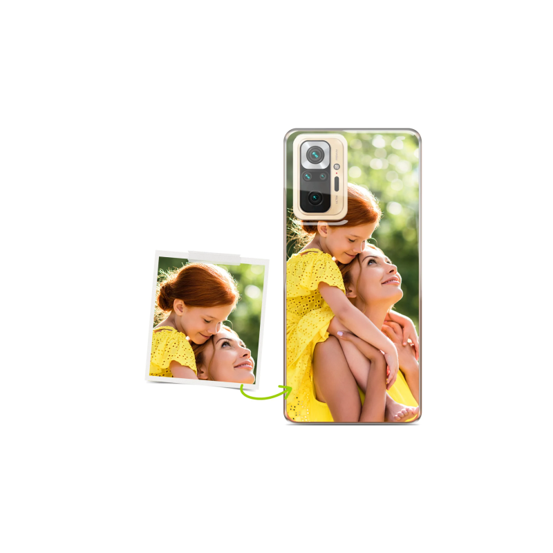 Cover Redmi Note 10 Pro in silicone rigido con alluminio
