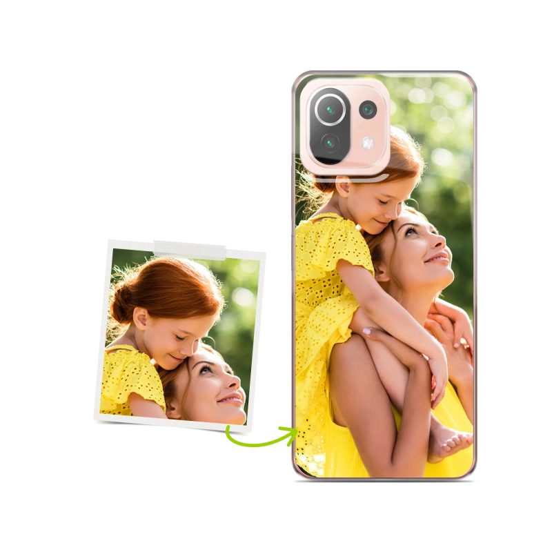 Cover Xiaomi MI 11 Lite in silicone rigido con alluminio